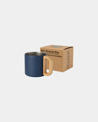Tasse inox recyclé isotherme 360 ml à personnaliser - Bleu Foncé