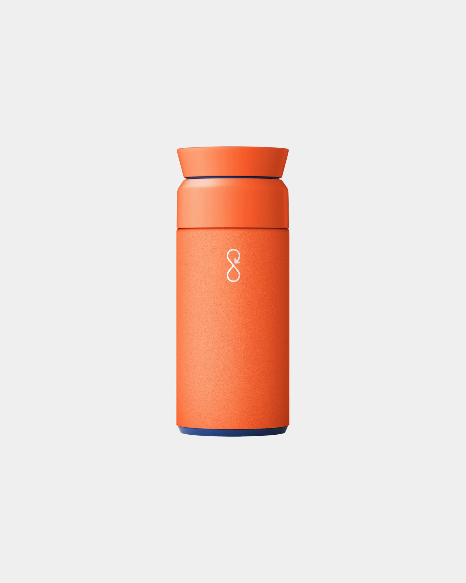 Flacon à infusion acier inoxydable Ocean Bottle 350 ml à personnaliser - Orange Soleil