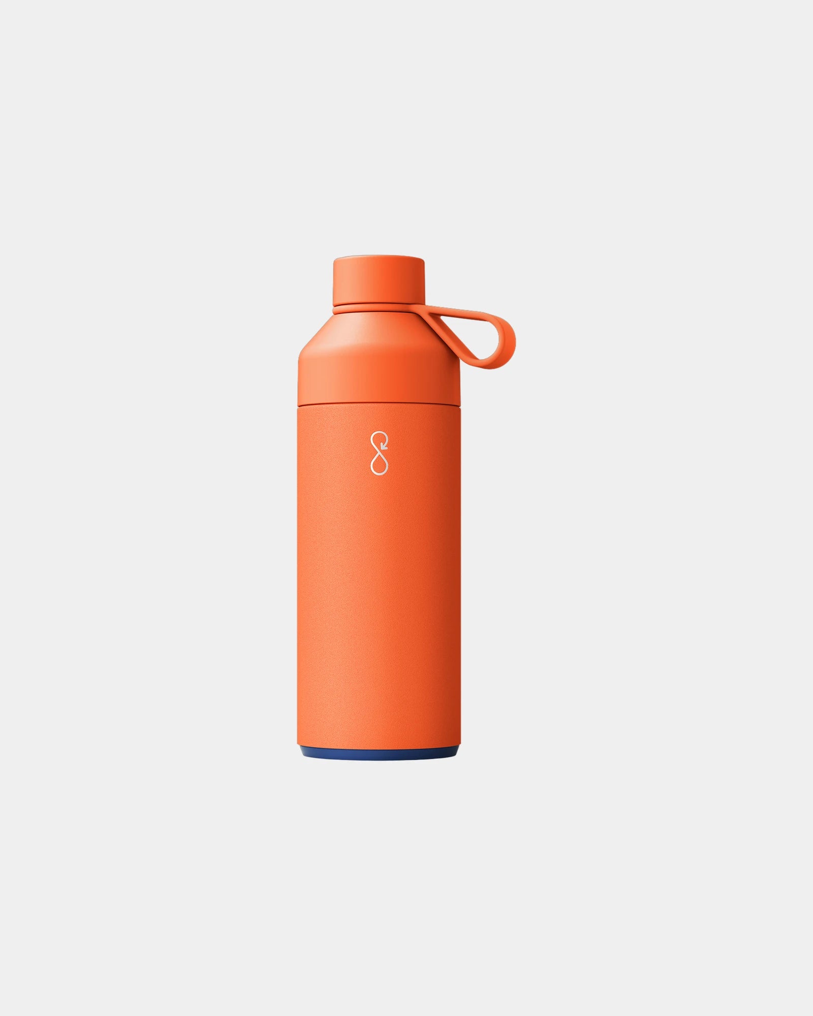 Bouteille isotherme acier recyclé Ocean Bottle 1L à personnaliser - Orange Soleil