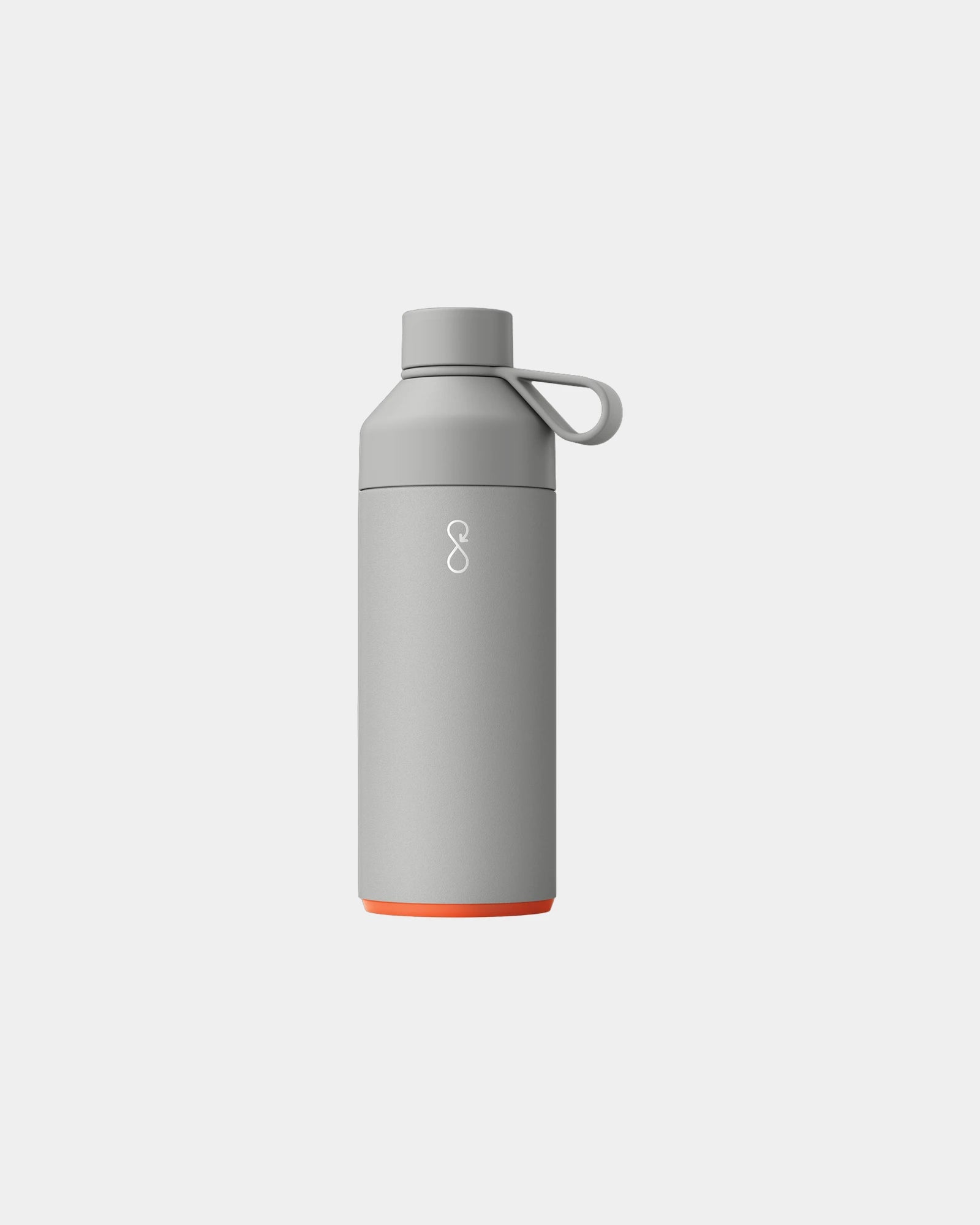 Bouteille isotherme acier recyclé Ocean Bottle 1L à personnaliser - Gris Roche
