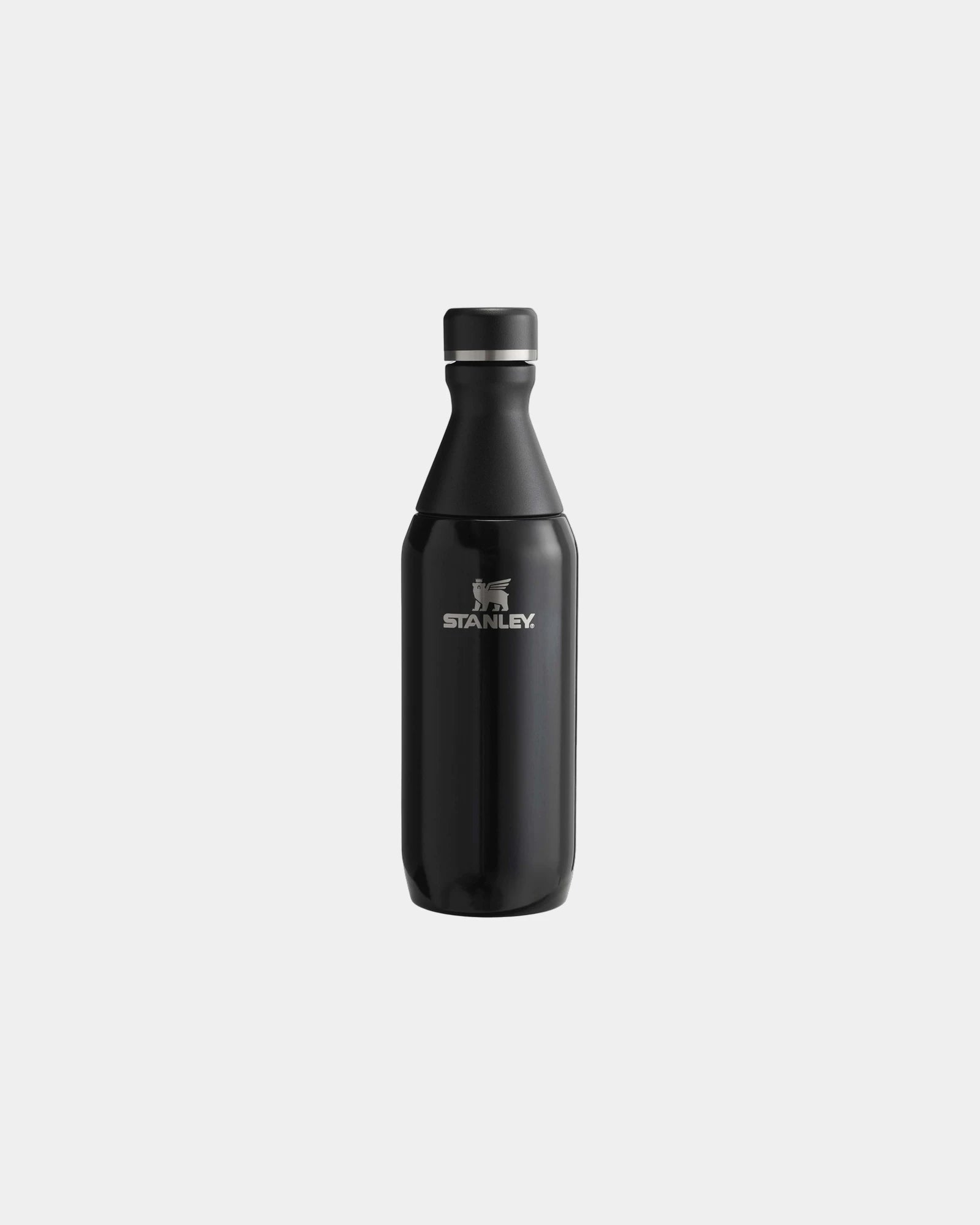 Bouteille inox recyclé 350ml Stanley All Day Slim à personnaliser - Noir Brillant