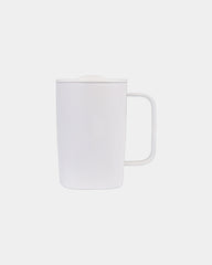 Mug 450ml acier recyclé à personnaliser - Blanc