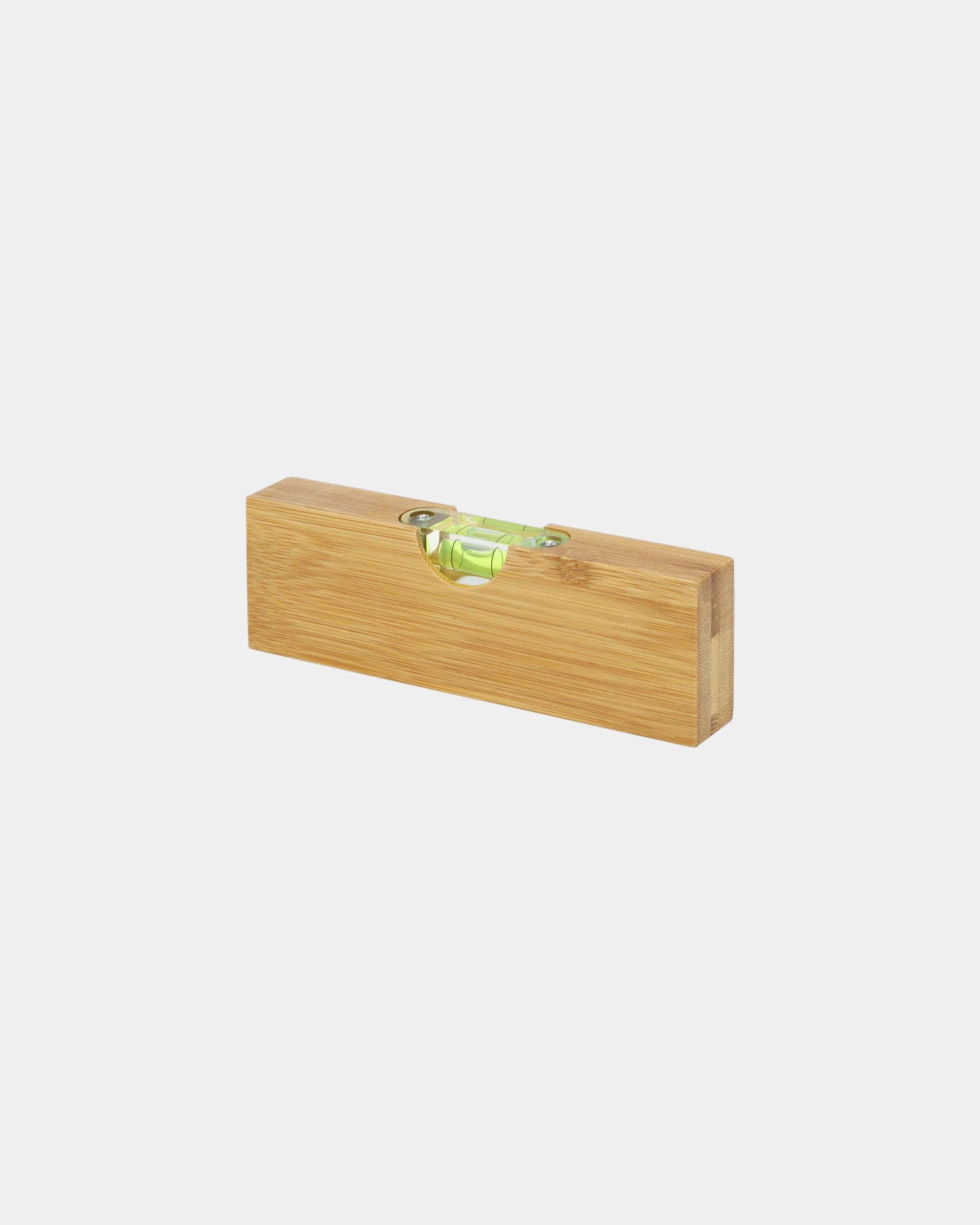Niveau à bulle Flush en bambou avec ouvre-bouteille à personnaliser - Naturel