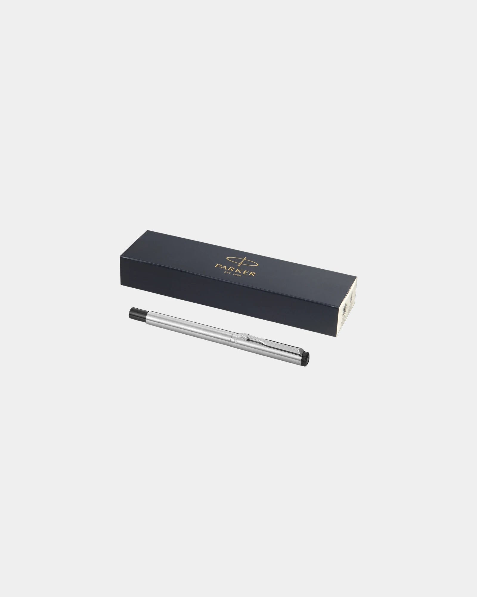 Stylo roller acier inoxydable Parker Vector à personnaliser - Argent