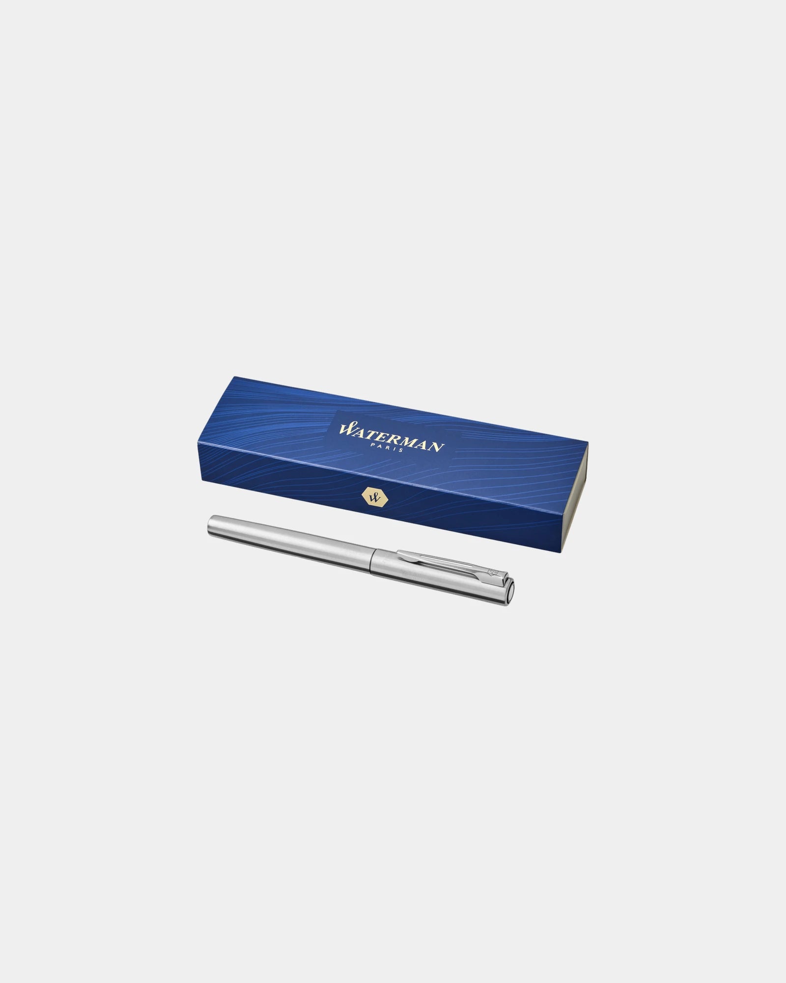 Stylo roller métal Waterman Graduate à personnaliser - Chrome