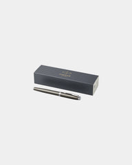 Stylo roller inox Parker IM à personnaliser - Brun Espresso