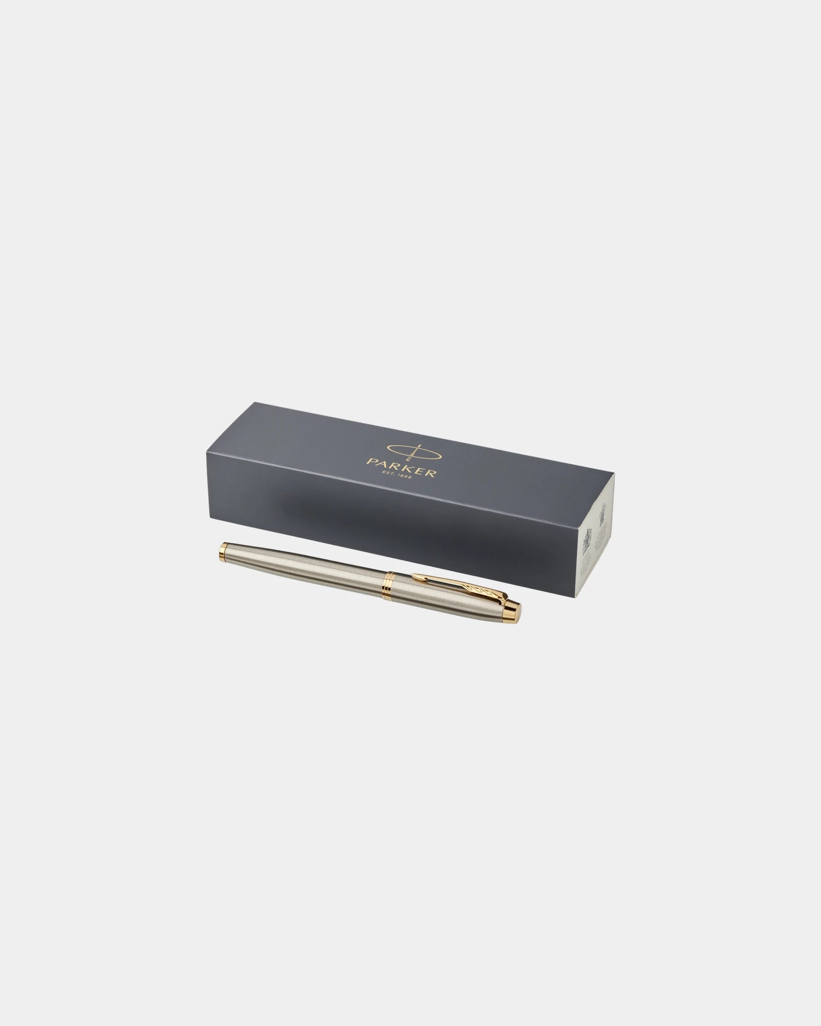 Stylo roller inox Parker IM à personnaliser - Métal