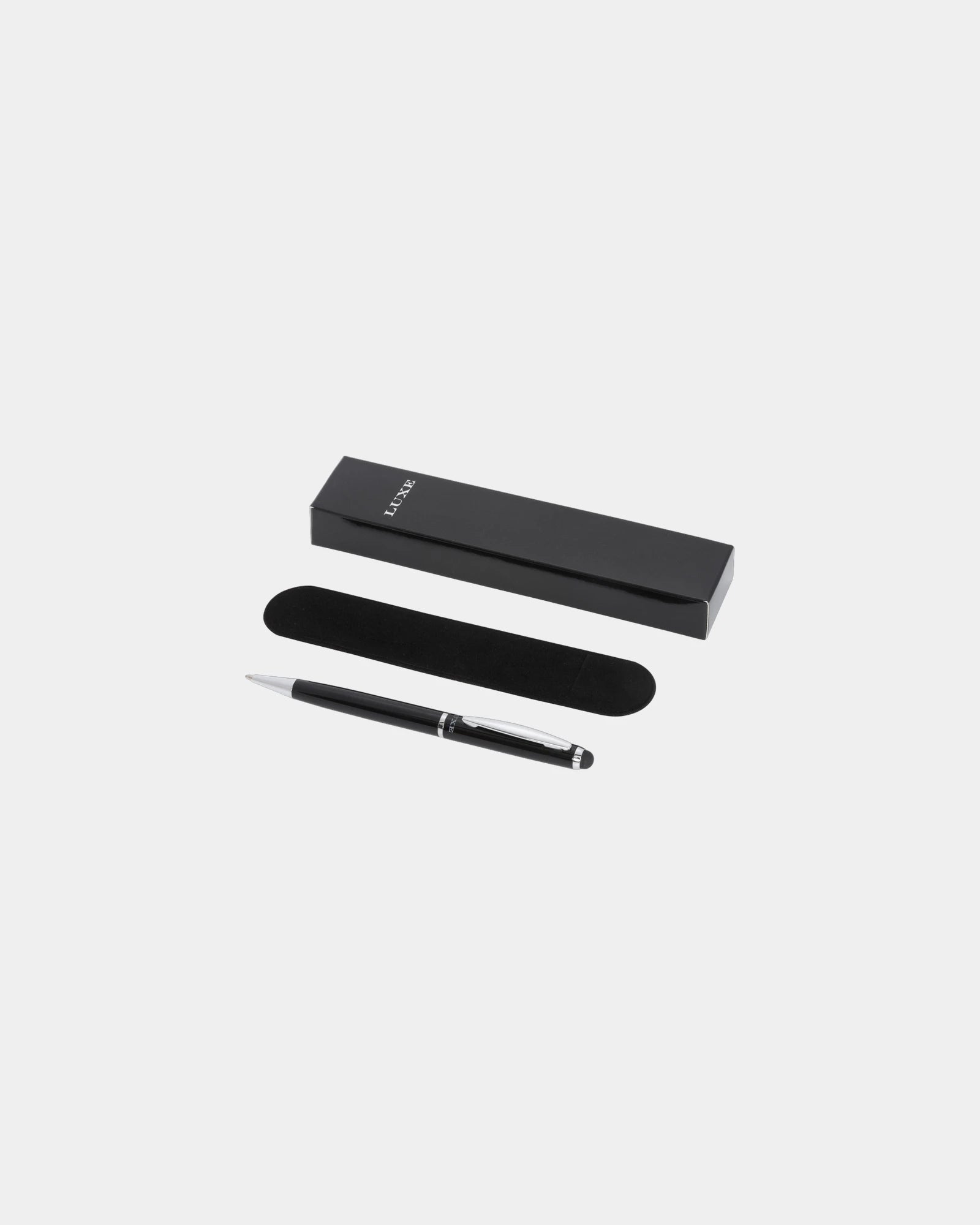 Stylo bille métal Lento à personnaliser - Noir