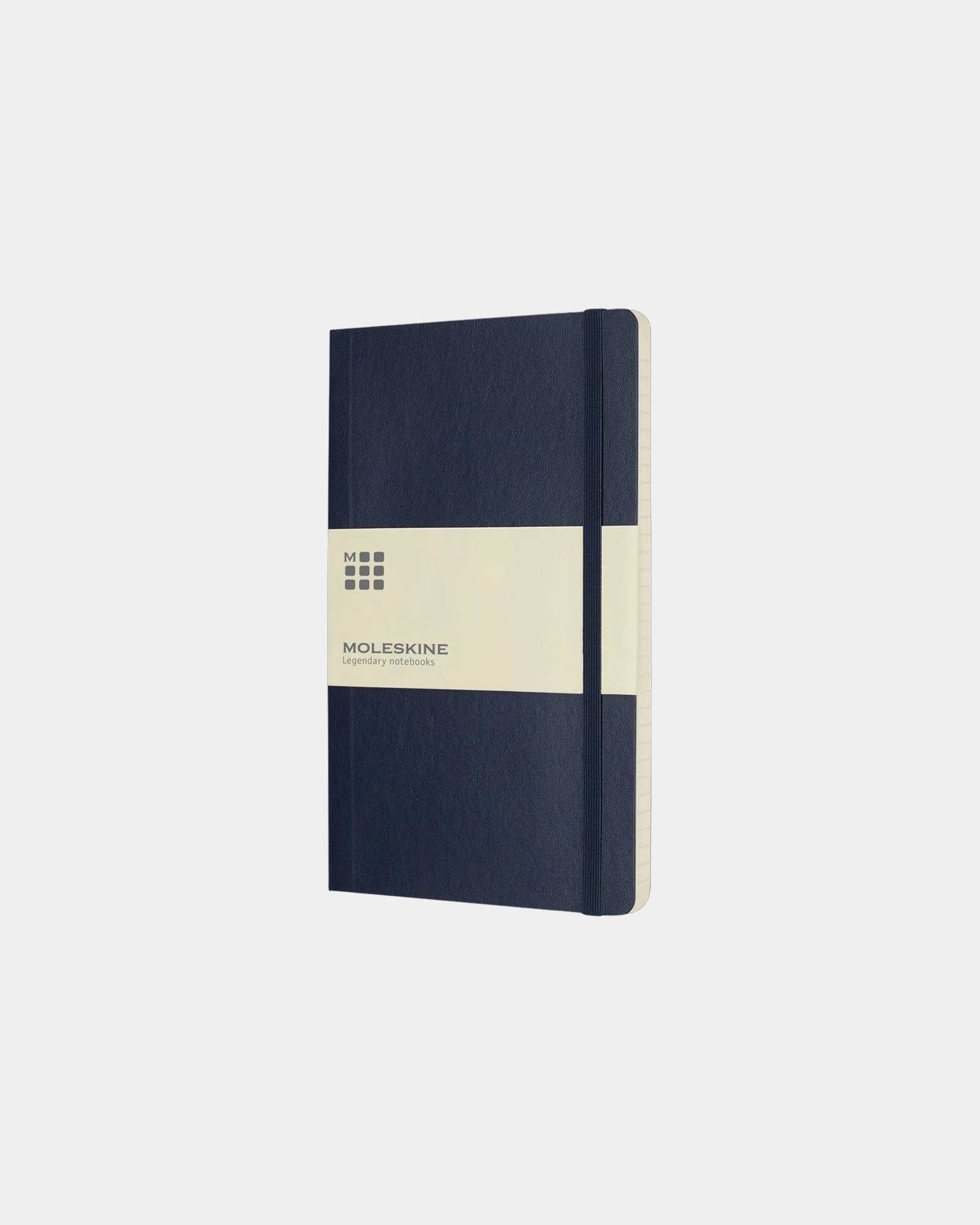 Carnet souple papier Moleskine Classic L à personnaliser - Bleu Saphir