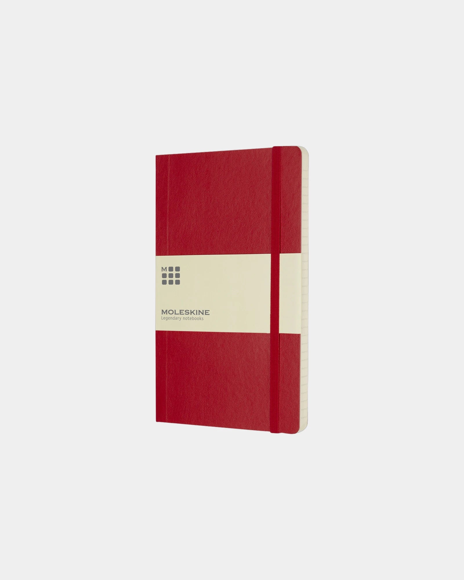Carnet souple papier Moleskine Classic L à personnaliser - Rouge Écarlate