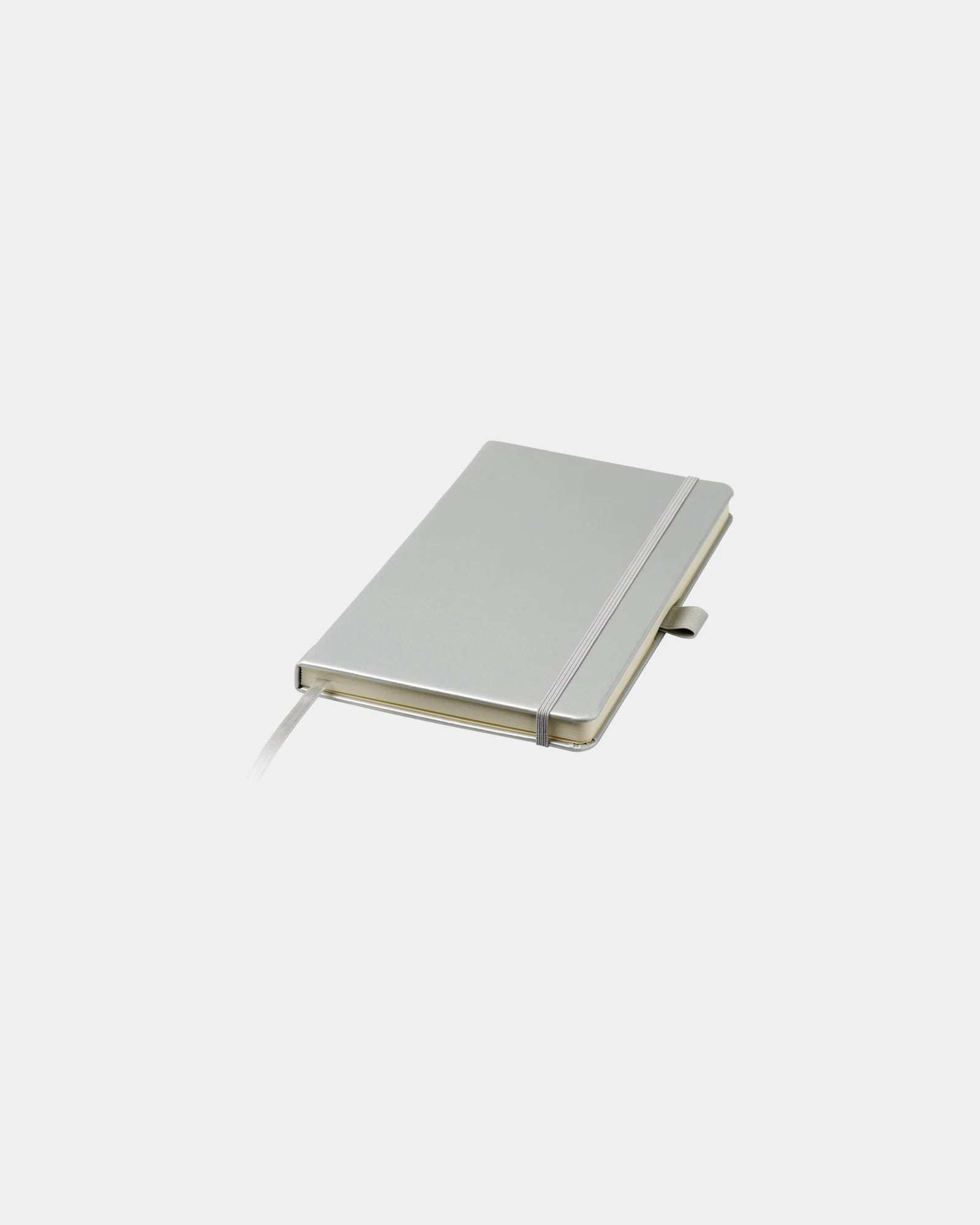 Carnet A5 en cuir PU à personnaliser - Argent