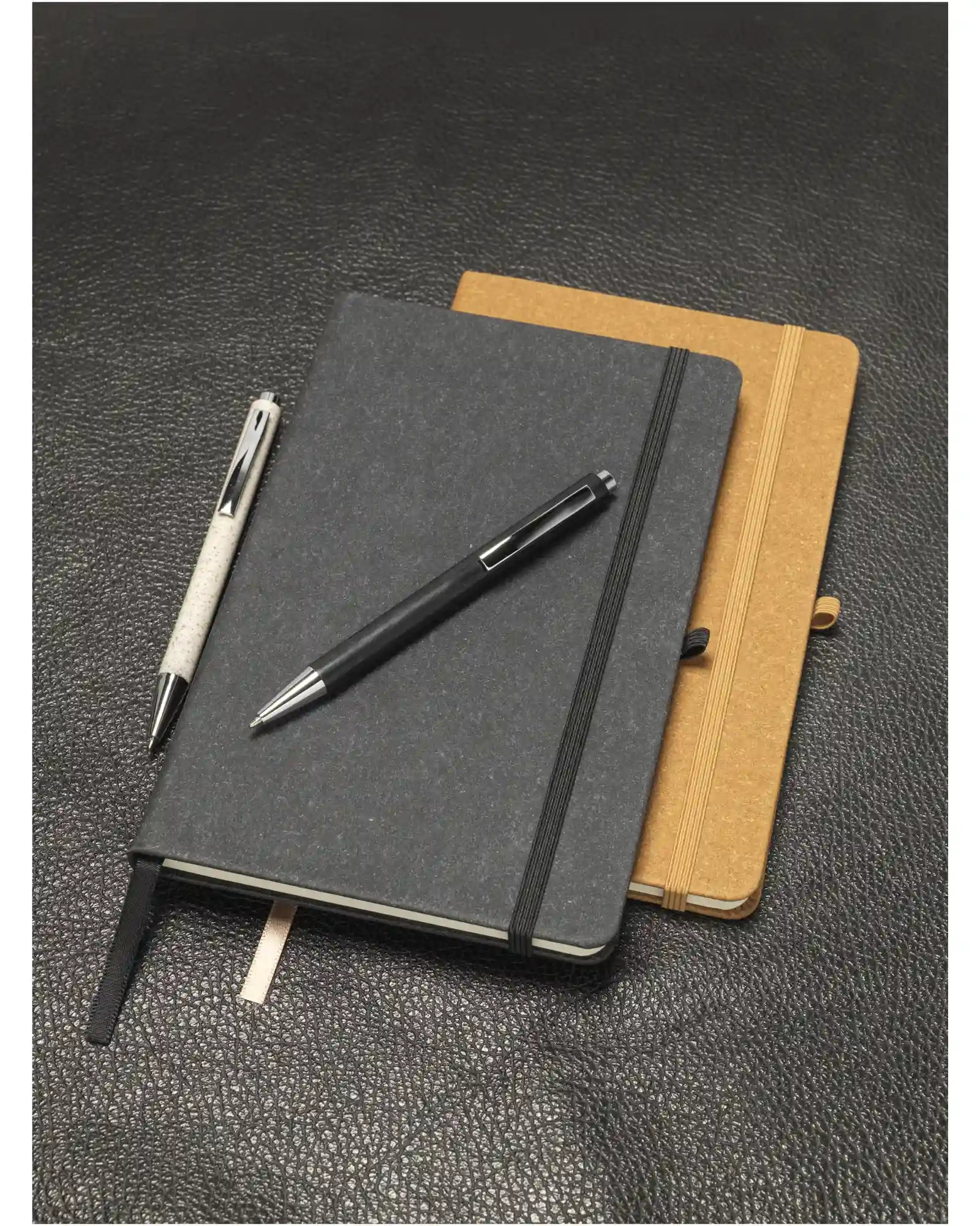 Carnet cuir éco-responsable A5 à personnaliser - 4
