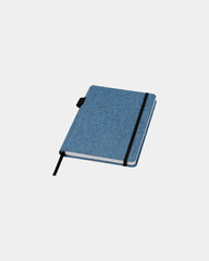 Carnet RPET A5 à personnaliser - Bleu Hale
