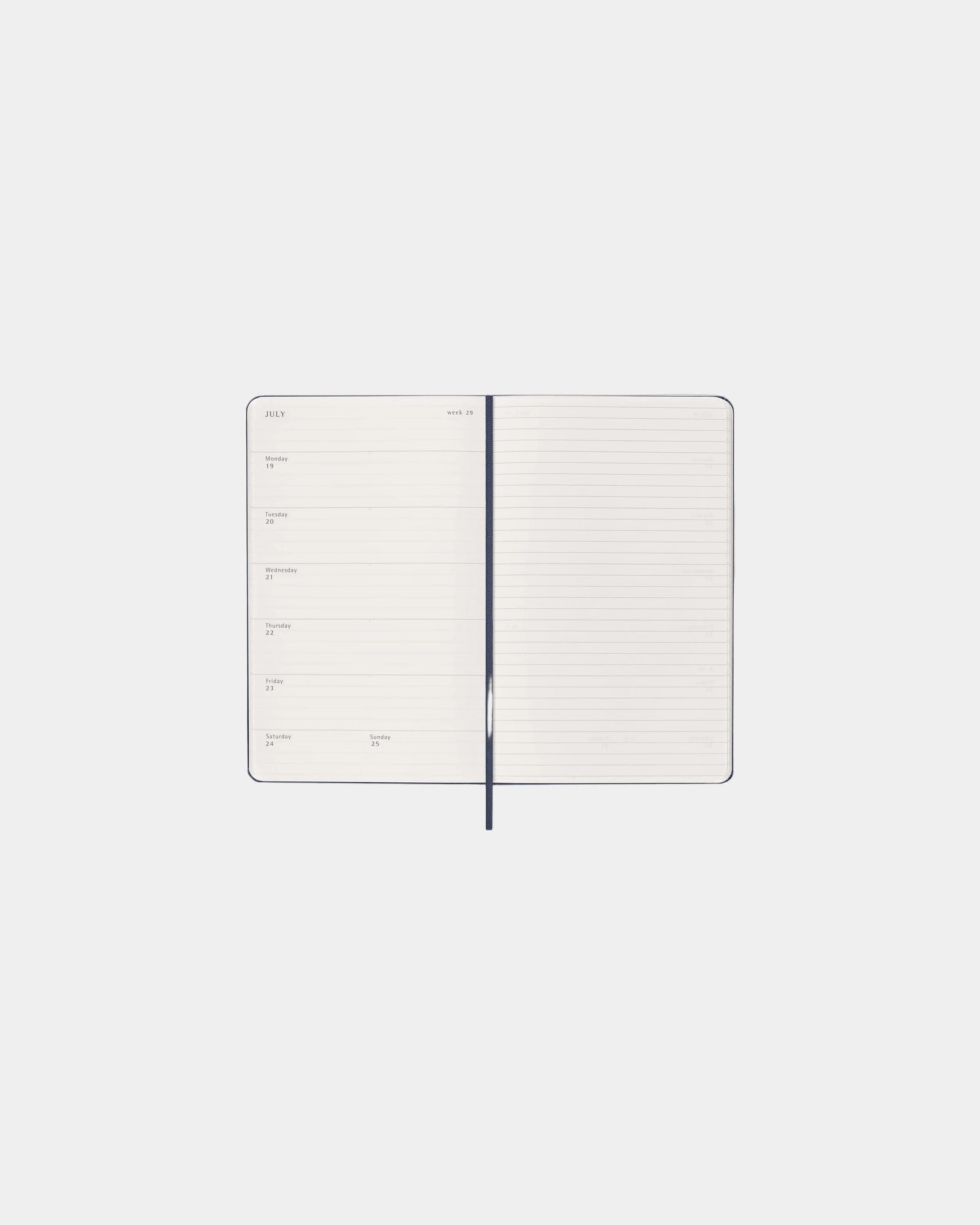 Agenda hebdomadaire Moleskine à personnaliser - 7