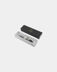 Stylo bille laiton Parker IM à personnaliser - Argent