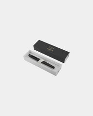 Stylo roller inox Parker IM à personnaliser - Noir