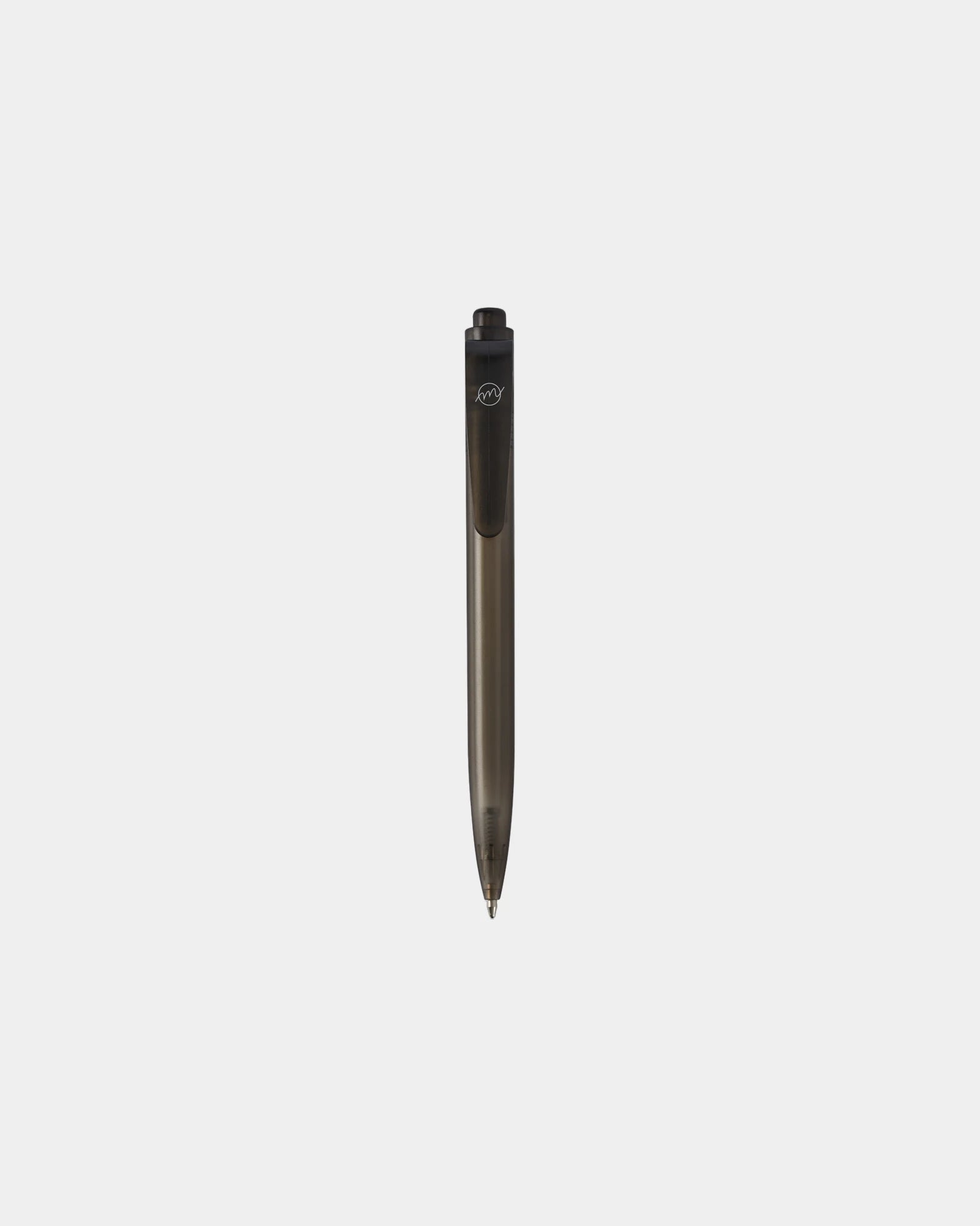 Stylo bille plastique recyclé Thalaasa à personnaliser - Noir