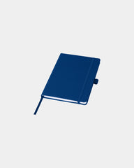 Carnet en plastique recyclé Thalaasa à personnaliser - Bleu