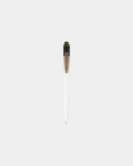 Stylo bille plastique recyclé Thalaasa à personnaliser - Noir Translucide