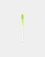 Stylo bille plastique recyclé Thalaasa à personnaliser - Vert Translucide