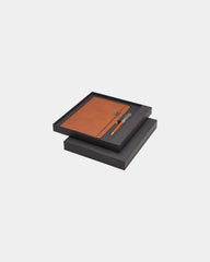 Ensemble Legato carnet A5 et stylos à personnaliser - Marron