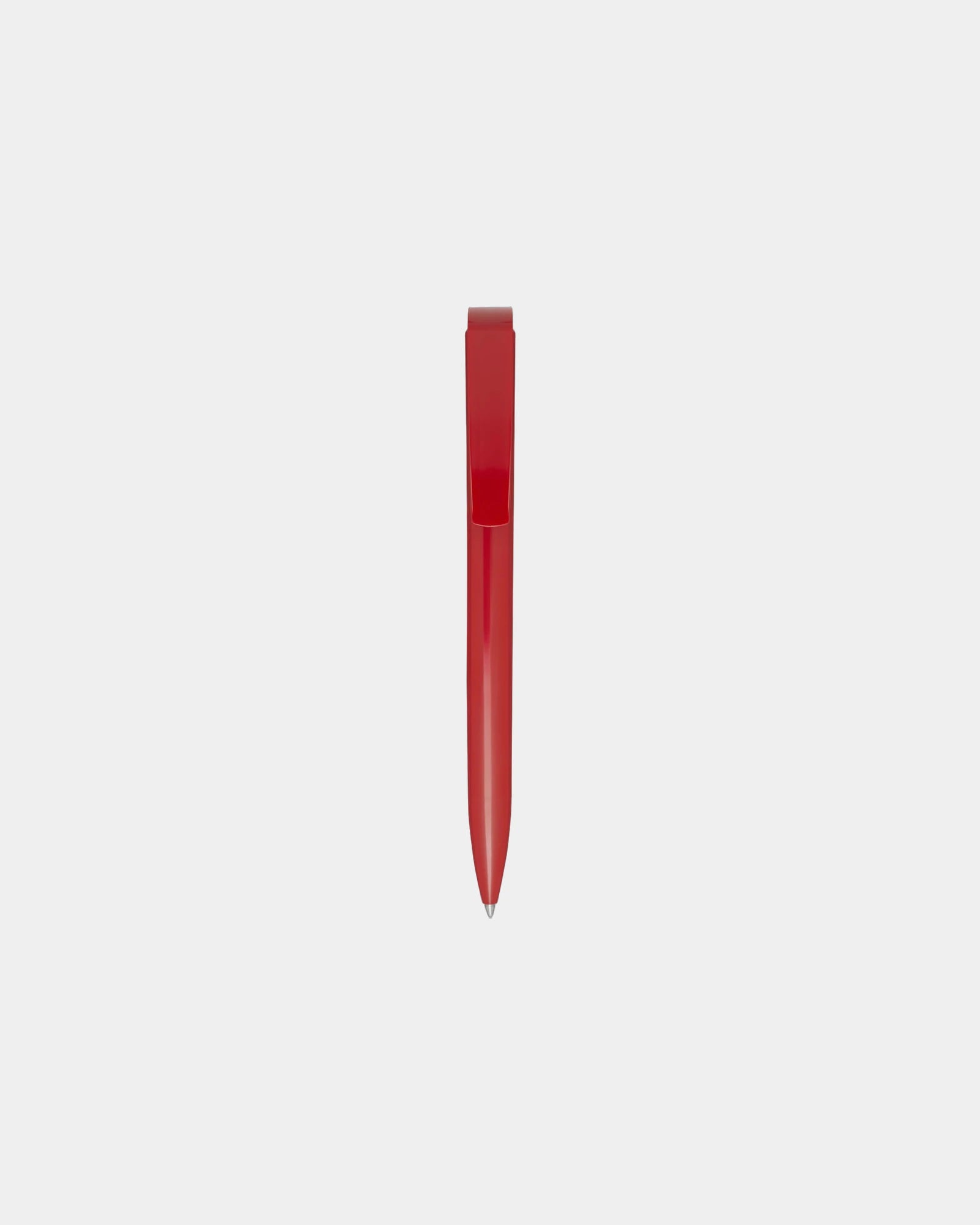 Stylo bille plastique recyclé Lucia à personnaliser - Rouge