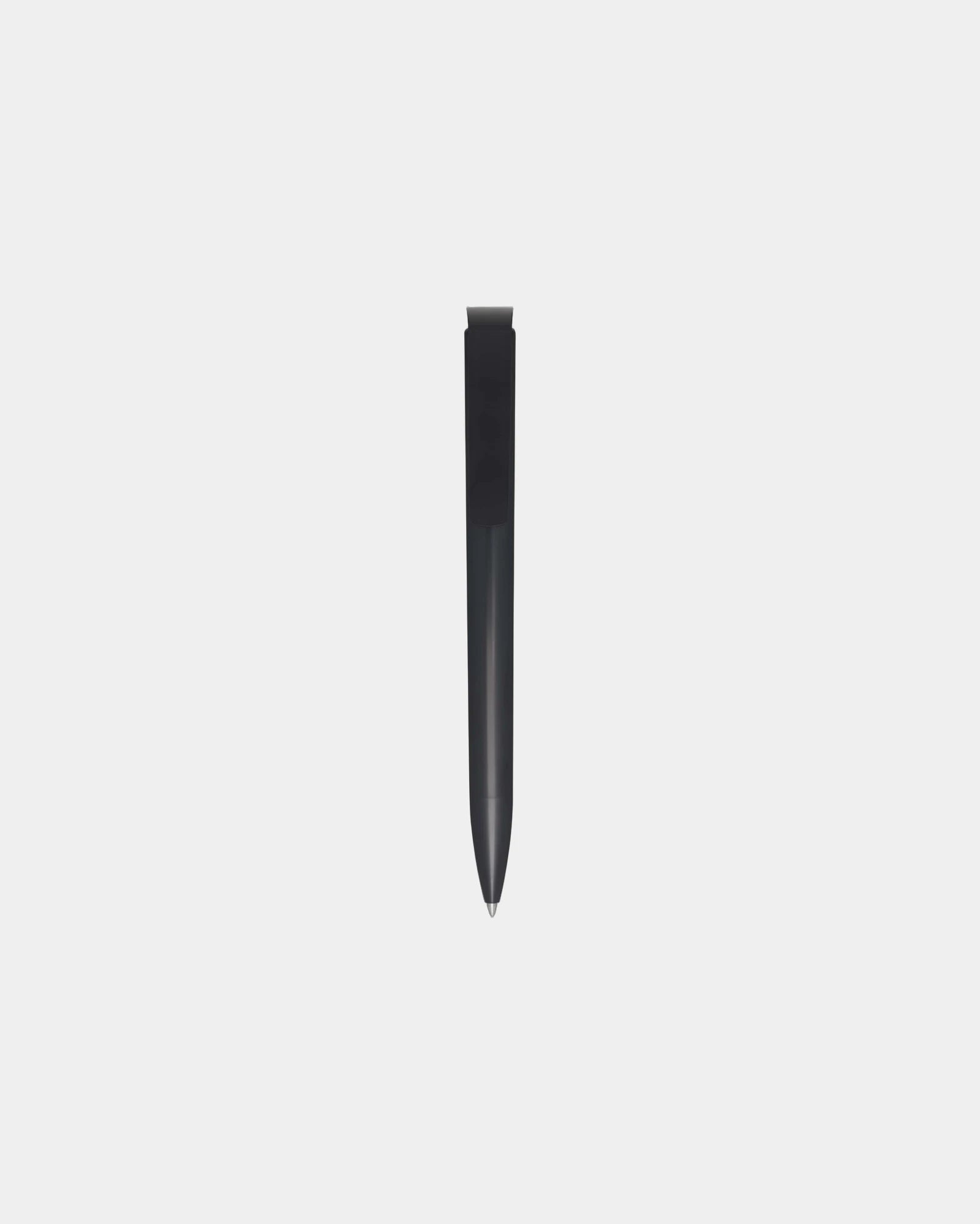 Stylo bille plastique recyclé Lucia à personnaliser - Noir