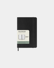 Agenda de poche hebdomadaire Moleskine à personnaliser - Noir