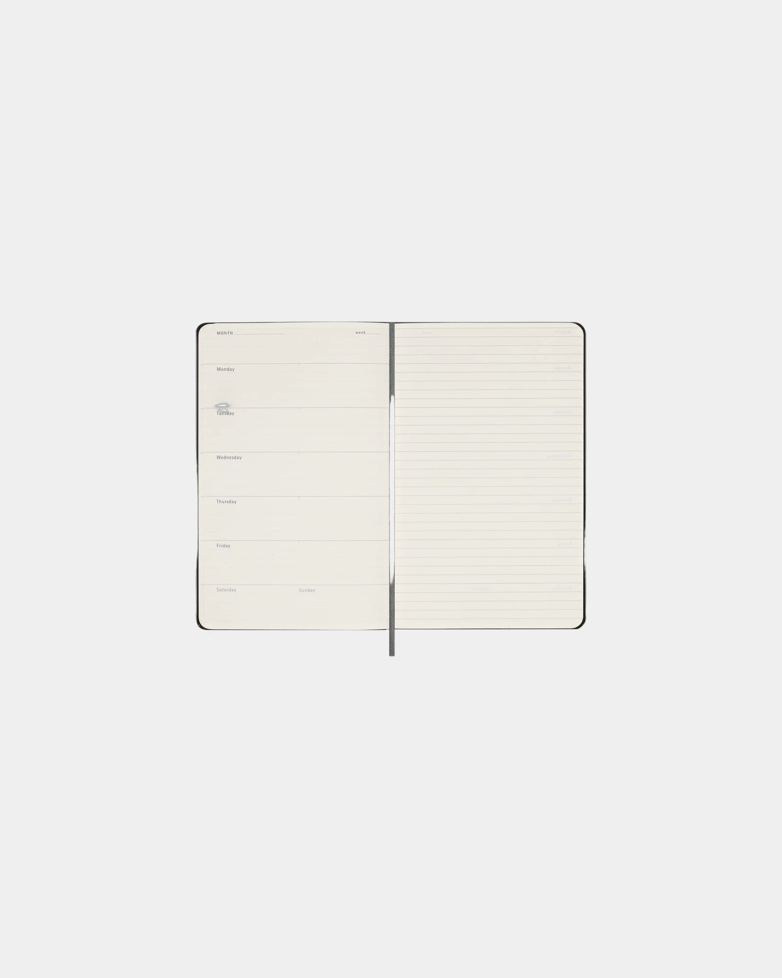 Agenda hebdomadaire non daté Moleskine à personnaliser - 3