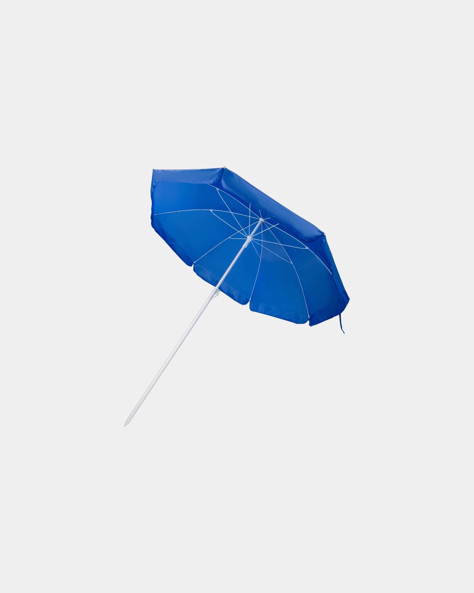 Parasol de plage polyester Ø162 cm à personnaliser - Bleu
