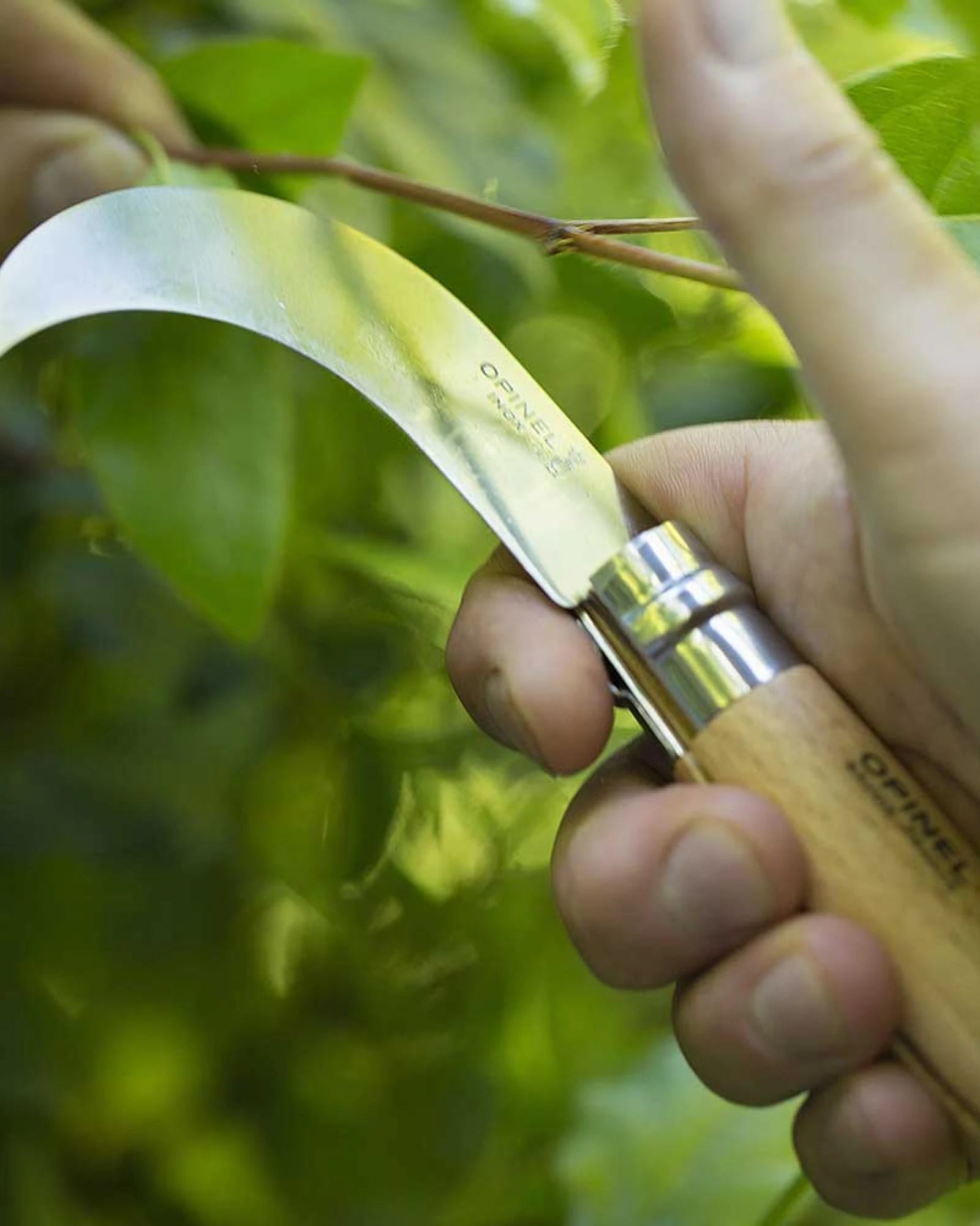 Couteau de jardin acier inoxydable Opinel Serpette N°10 à personnaliser - 3