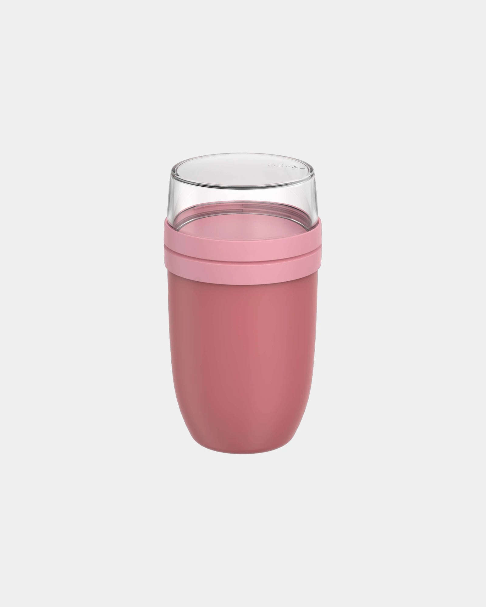 Pot repas isotherme 750+300 ml à personnaliser - Rose
