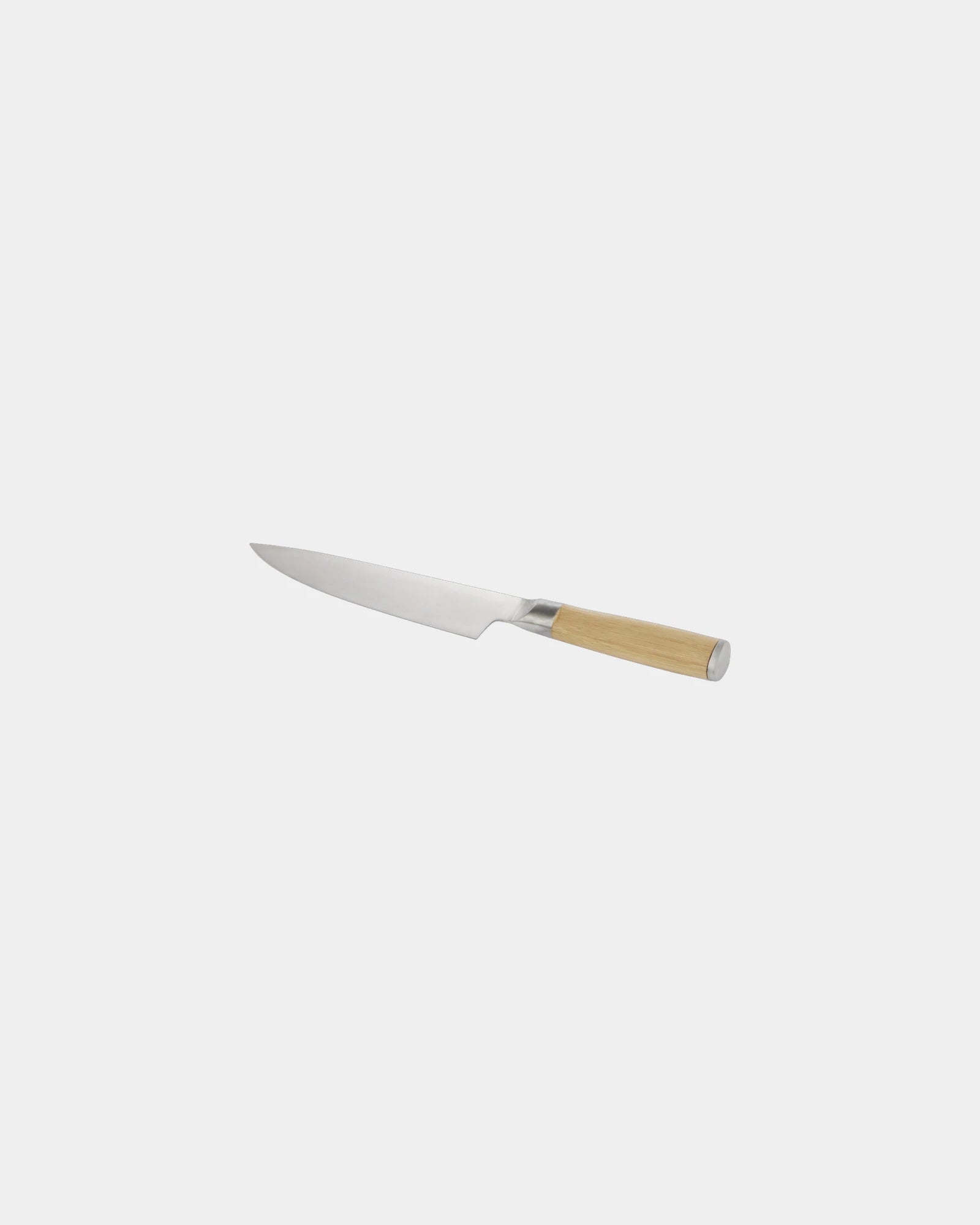 Couteau de chef inox bambou Cocin à personnaliser - Argent