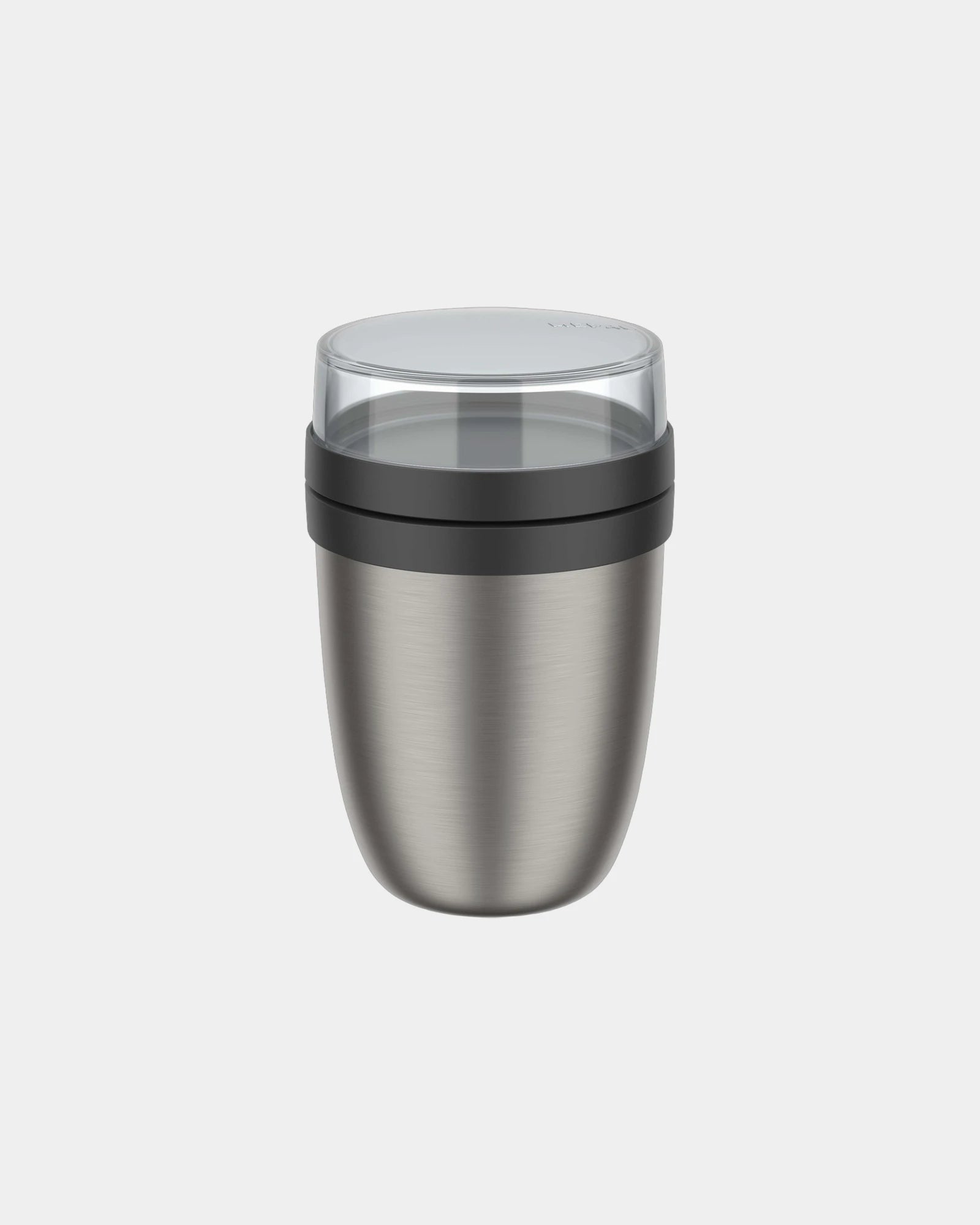 Lunch box isotherme acier inox 500ml à personnaliser - Noir