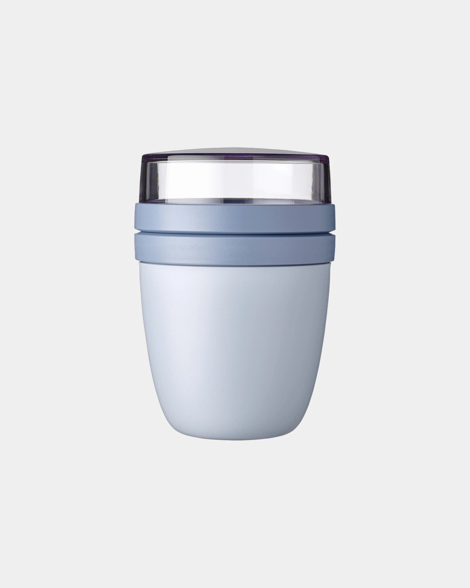 Lunch box plastique Mepal Ellipse 300+120 ml à personnaliser - Bleu