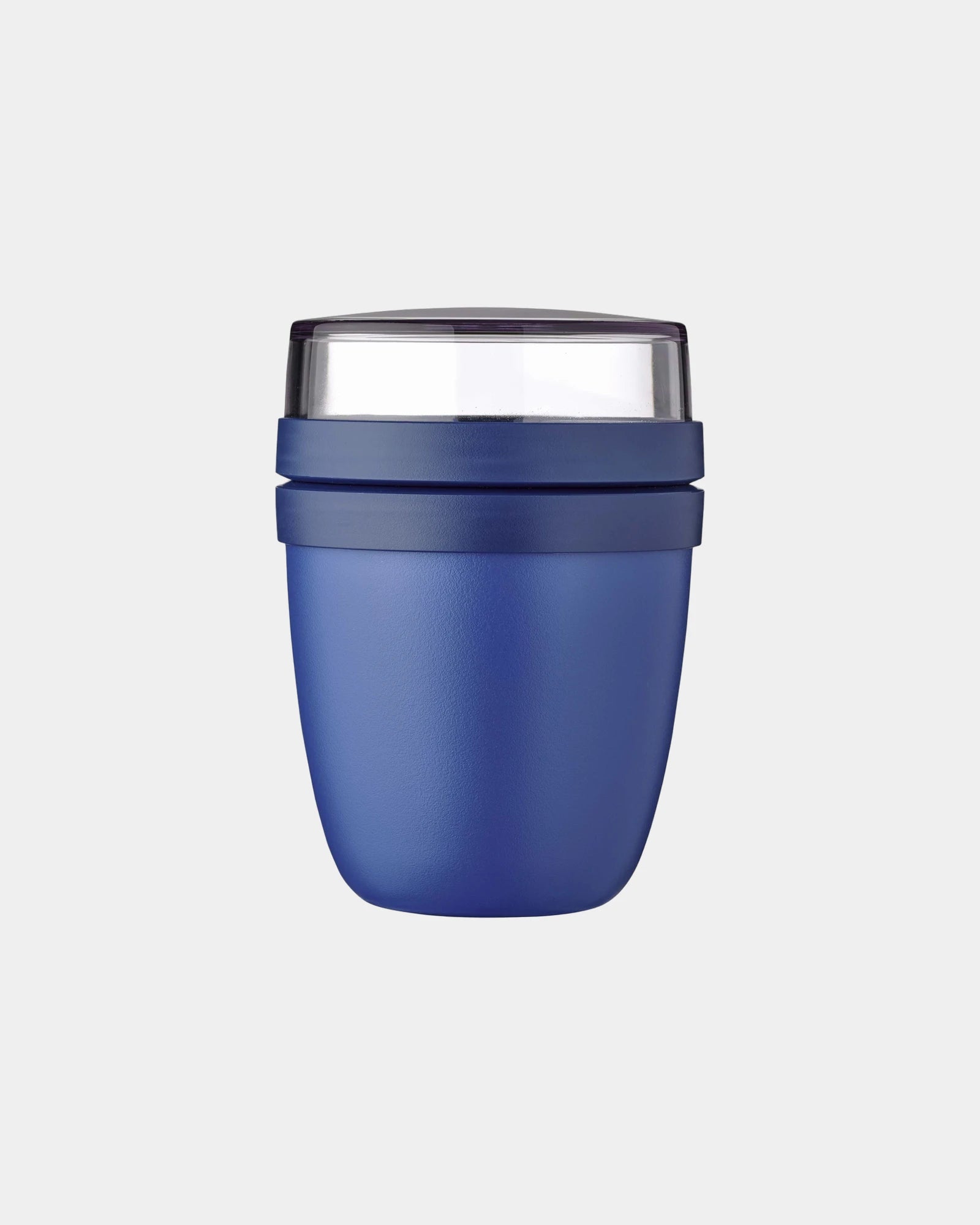 Lunch box plastique Mepal Ellipse 300+120 ml à personnaliser - Bleu Vif