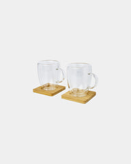 Tasse 2 pièces verre borosilicate 350 ml à personnaliser - 4