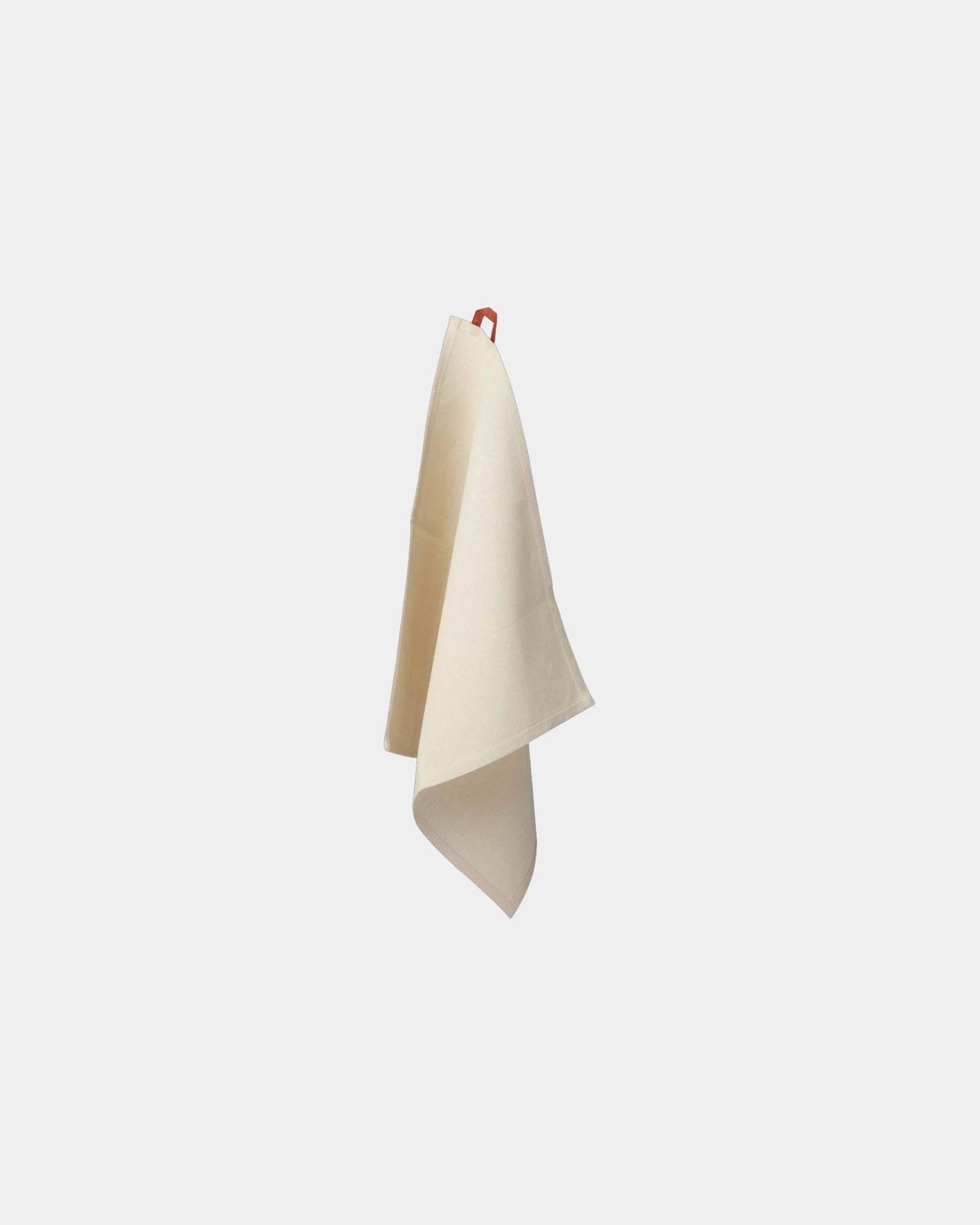 Torchon cuisine coton recyclé 50x50 cm Alora à personnaliser - Brique