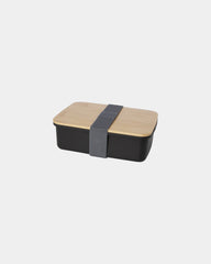 Boîte repas plastique recyclé 750 ml à personnaliser - Noir