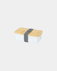 Boîte repas plastique recyclé 500 ml à personnaliser - Blanc