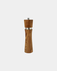 Moulin à poivre ou à sel céramique en bois d'acacia à personnaliser - 1