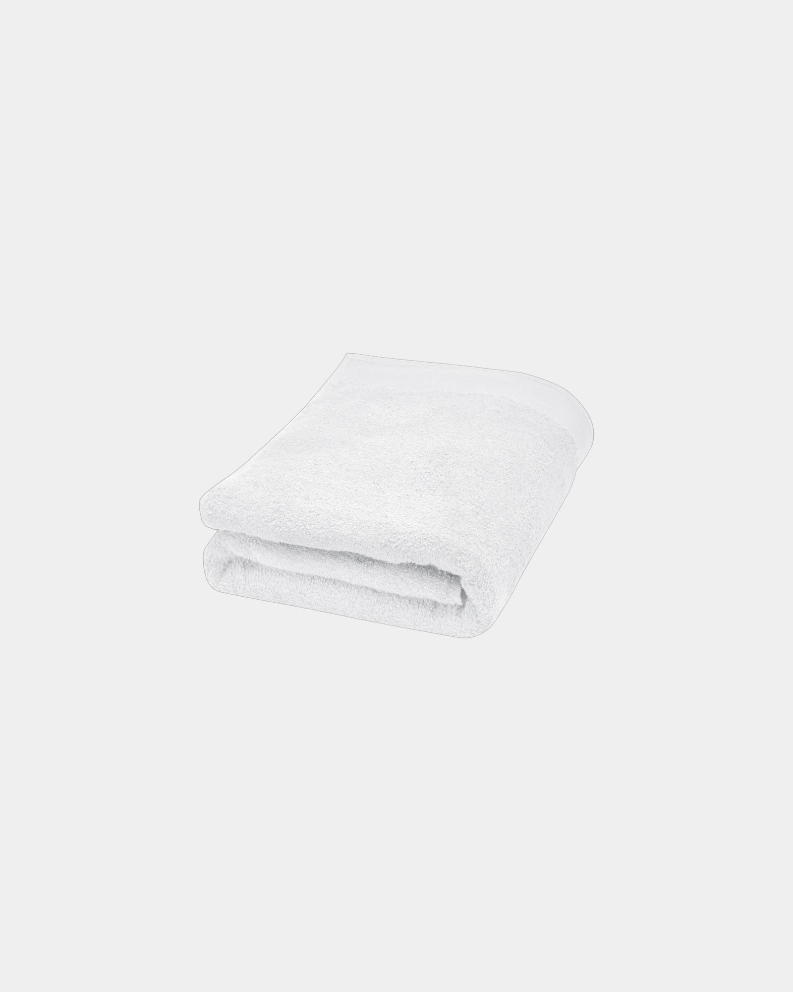 Serviette coton 550 g/m² 70x140 cm à personnaliser - Blanc