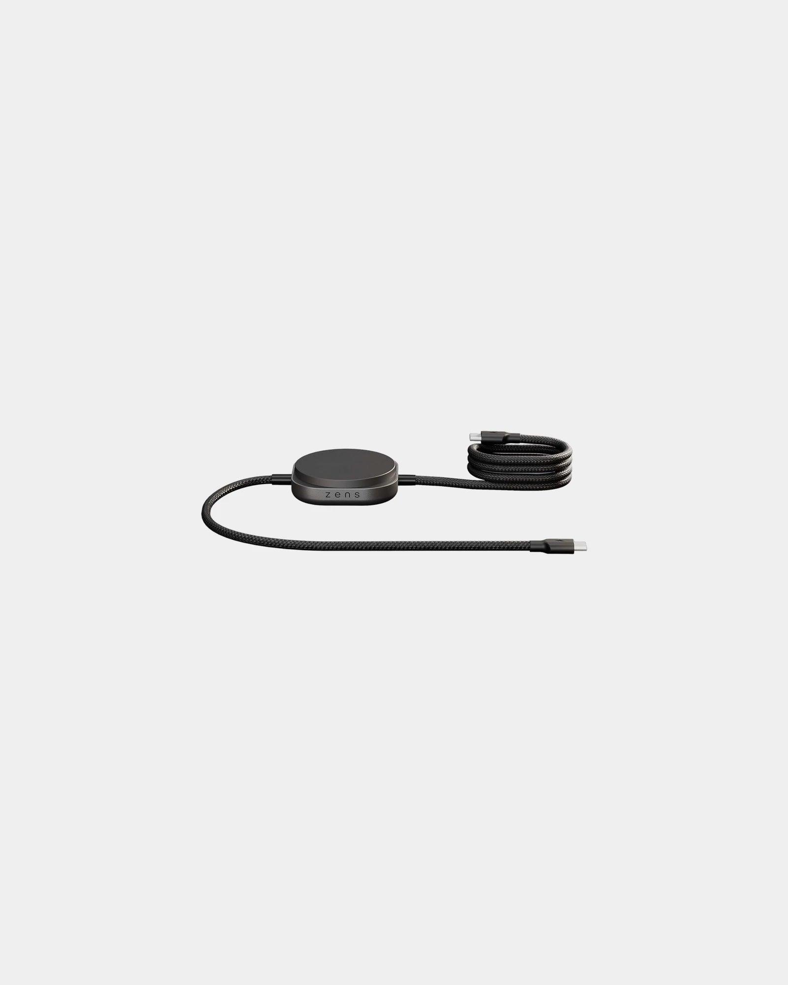 Câble de charge USB-C 2-en-1 Zens Pro 2 à personnaliser - Noir