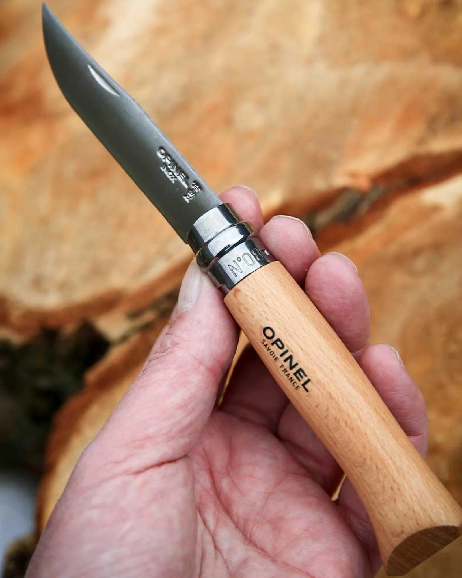Couteau inox Opinel N°08 à personnaliser - 5