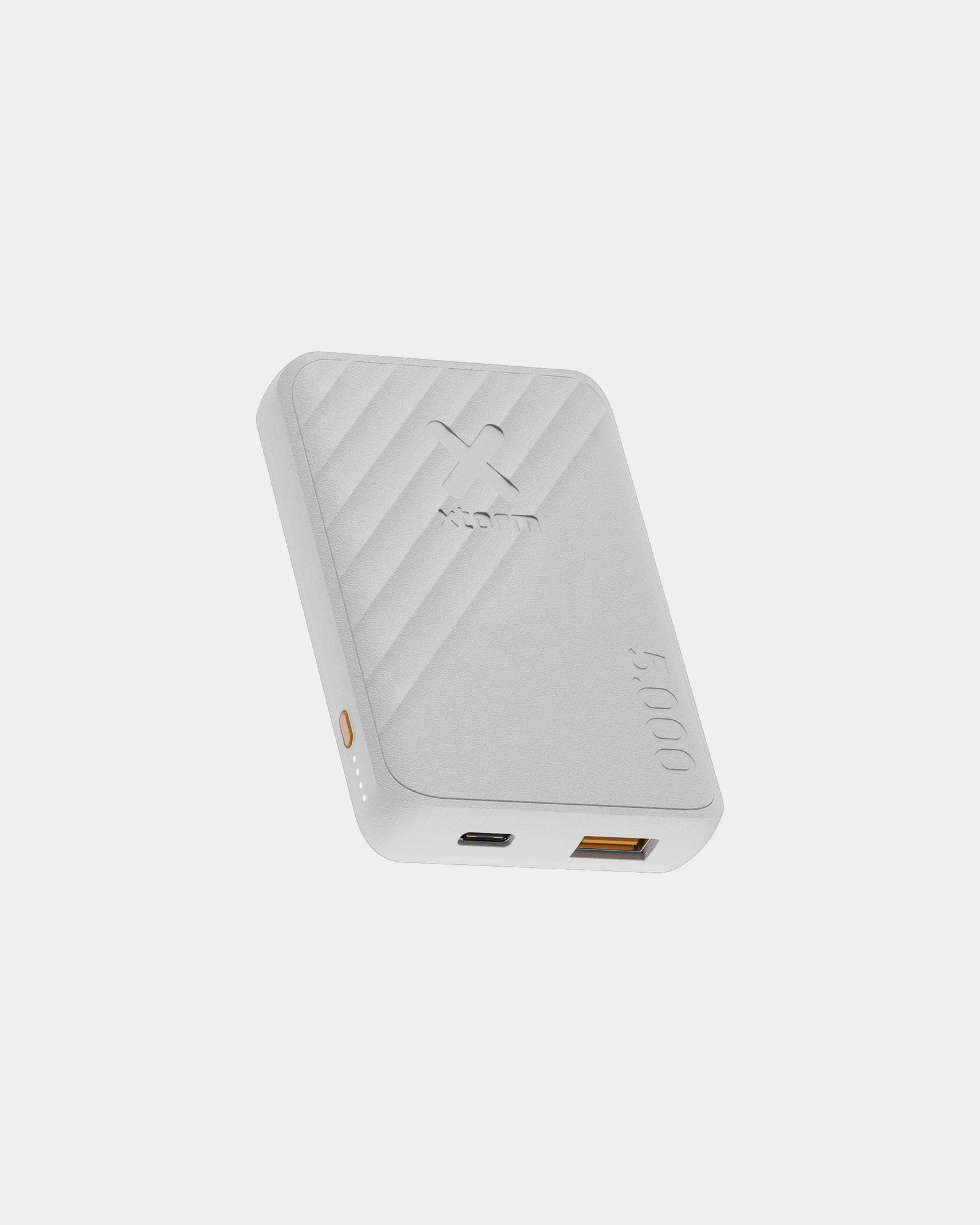 Batterie de secours plastique recyclé 5000mAh - Blanc