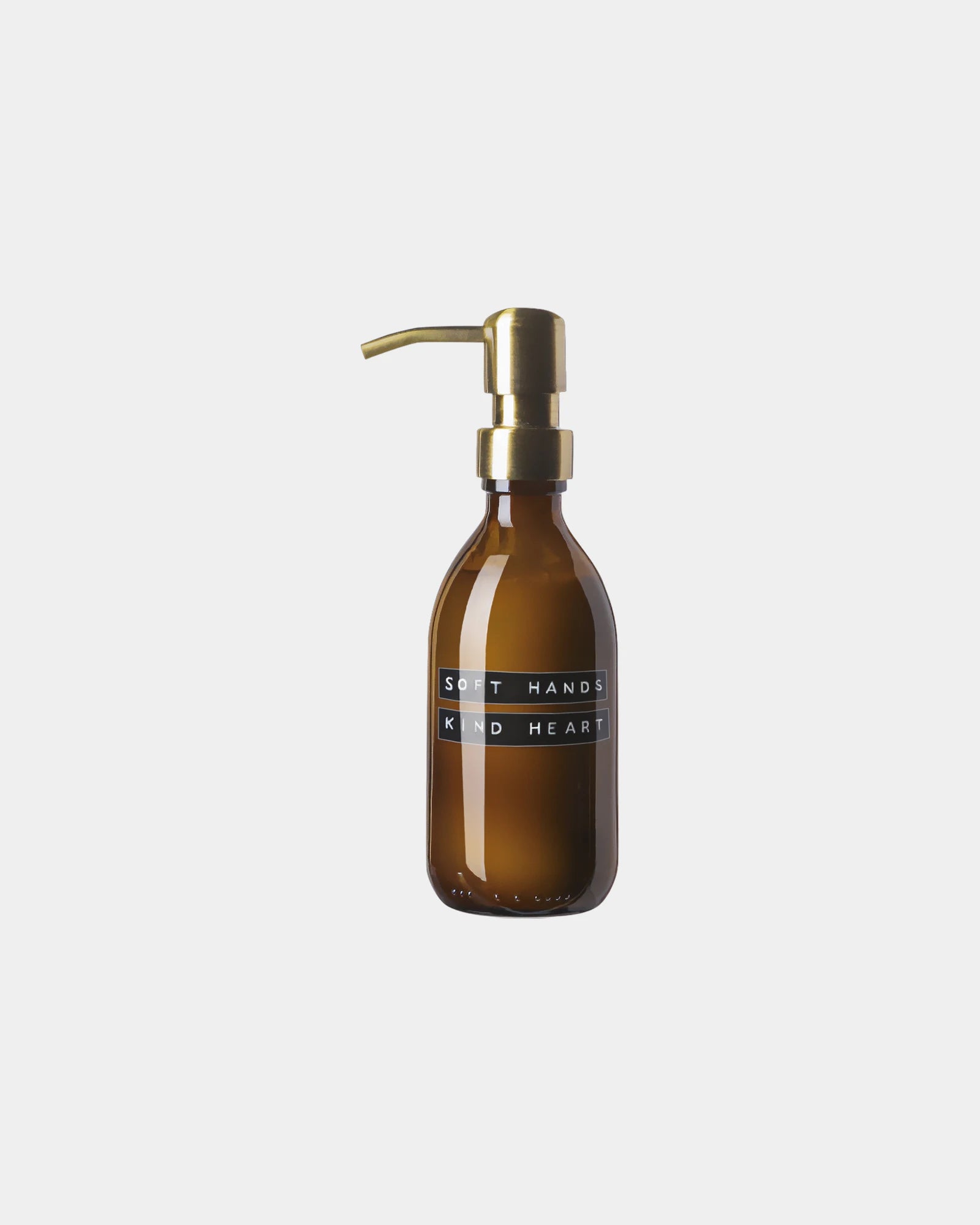 Distributeur de lotion verre éco-responsable 250 ml à personnaliser - Ambre Chiné