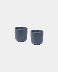 Tasses à expresso céramique 90 ml à personnaliser - Bleu Hale