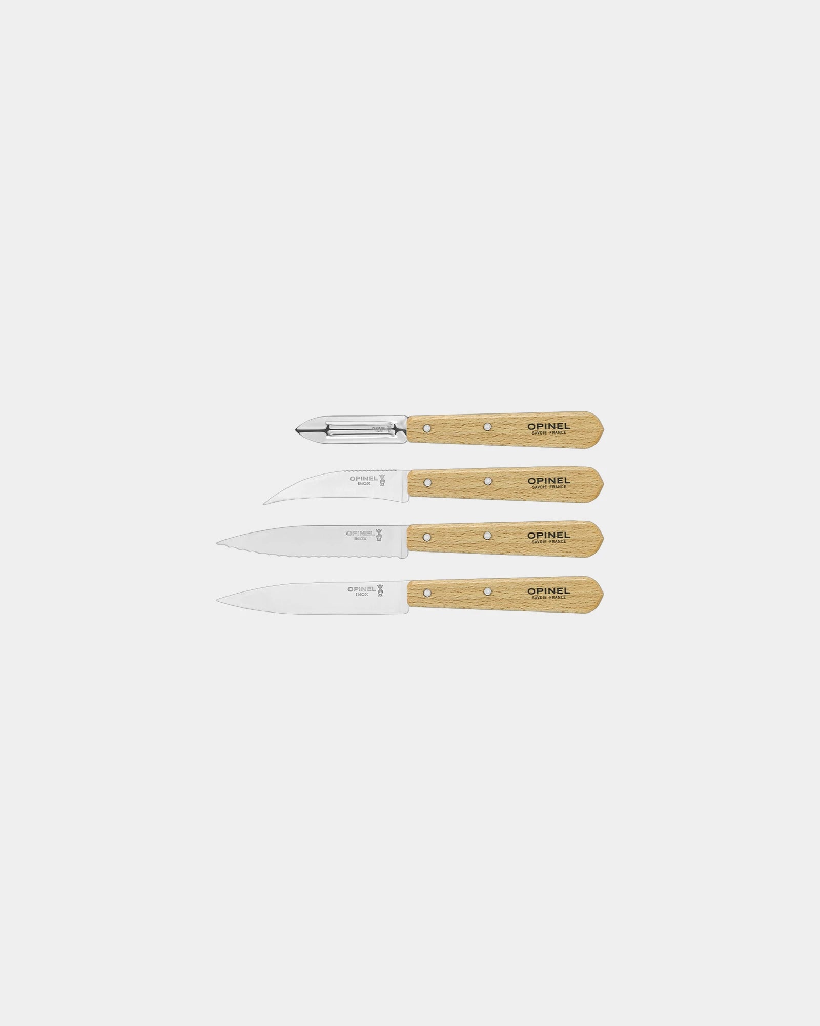 Coffret de couteaux bois Opinel Les Essentiels à personnaliser - 1