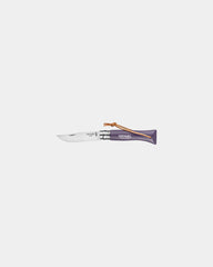 Couteau acier inoxydable Opinel N°06 Baroudeur à personnaliser - Purple