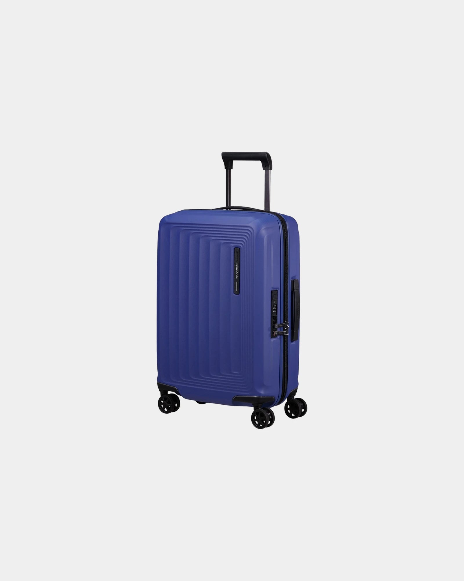 Valise rigide extensible Samsonite Nuon 75 cm à personnaliser - Bleu
